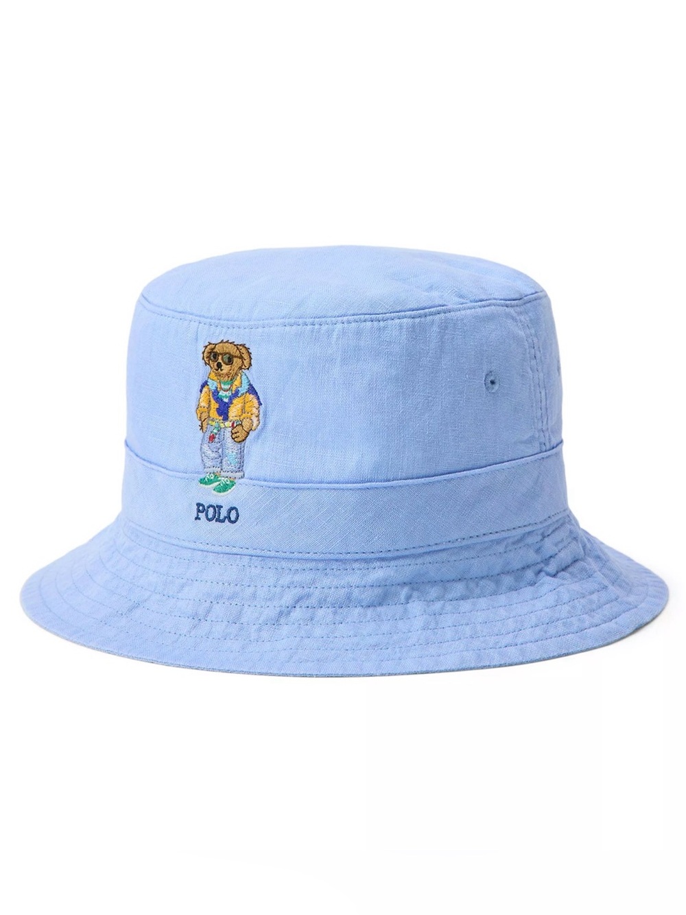 Polo Ralph Lauren Men's Logo and Bear Embroidered Bucket Hat